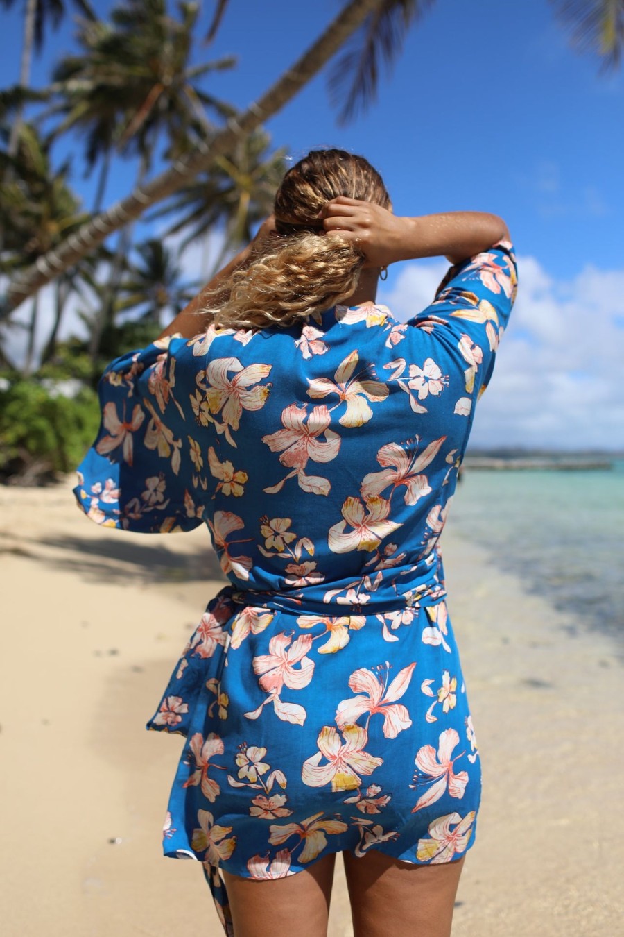 Vacation XIX Palms | Waimanalo Kimono Mini