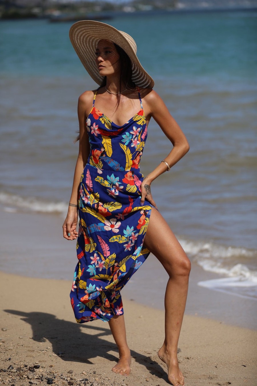 Vacation XIX Palms | Napili Bay Slit Midi