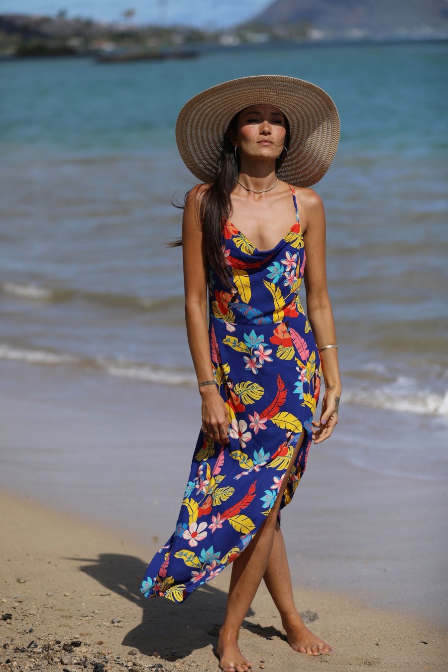 Vacation XIX Palms | Napili Bay Slit Midi