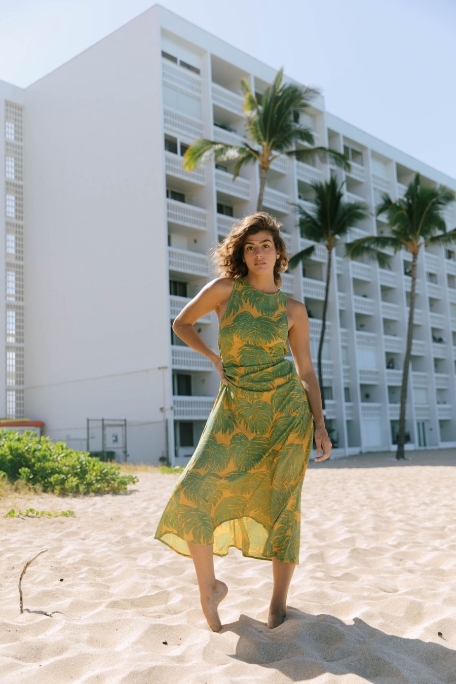 Vacation XIX Palms | Grenadines Tie Dress