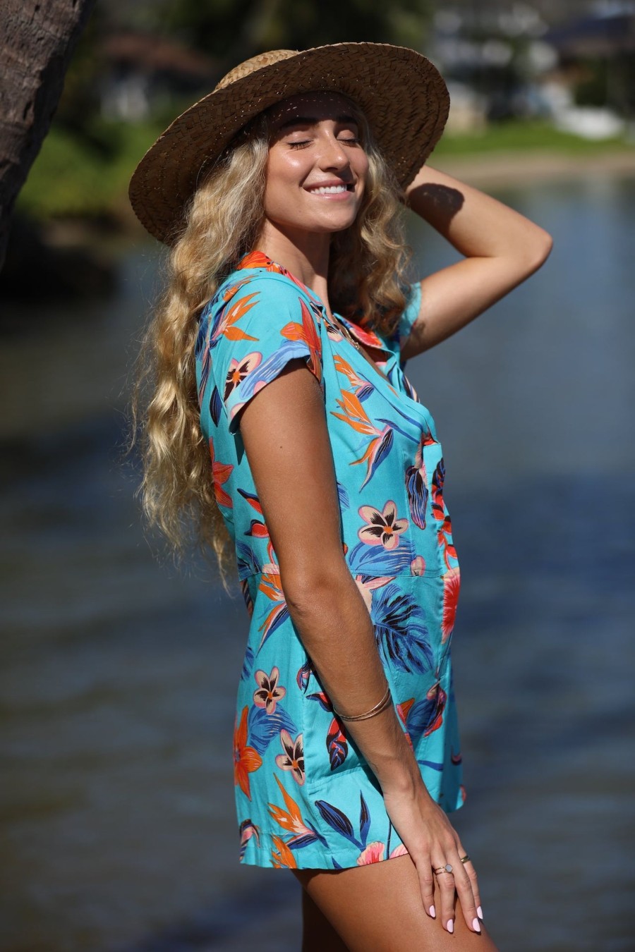 Vacation XIX Palms | Turtle Bay Romper