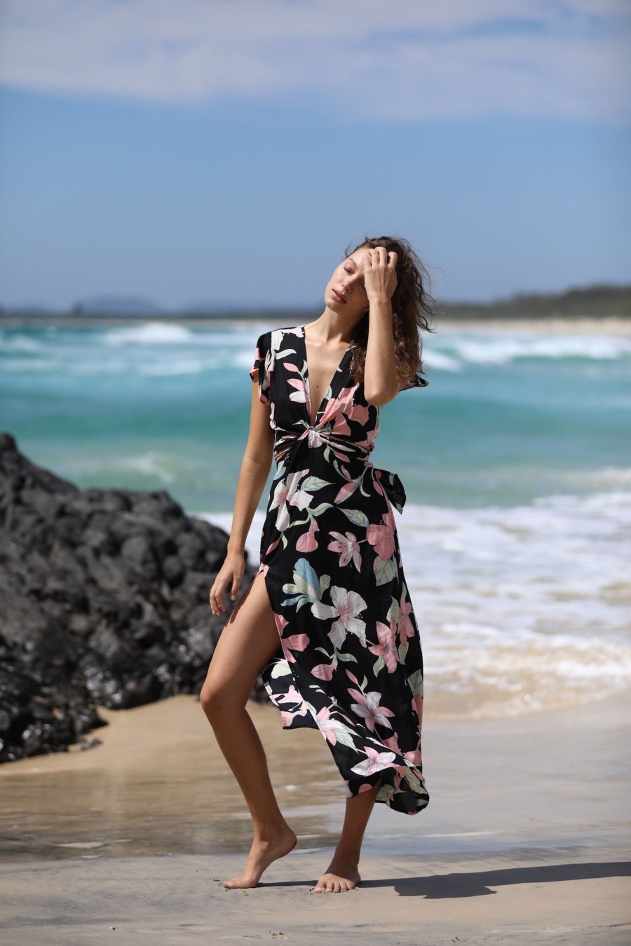 Vacation XIX Palms | Makaha Cut Out Midi