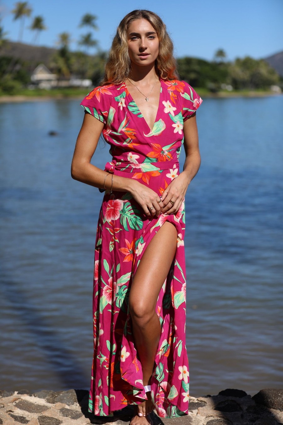 Vacation XIX Palms | Hilo Wrap Dress