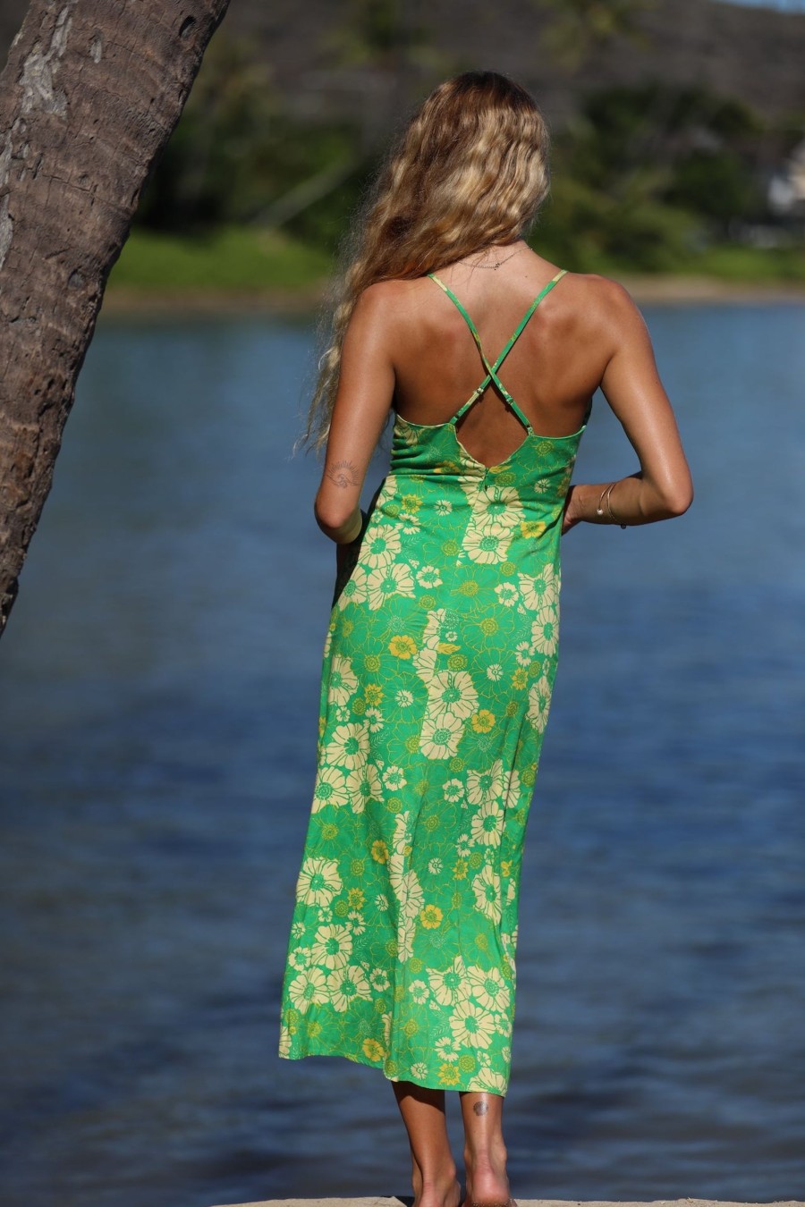 Vacation XIX Palms | St. Lucia Slit Midi