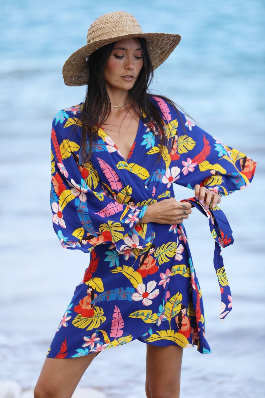 Vacation XIX Palms | Napili Bay Kimono Mini