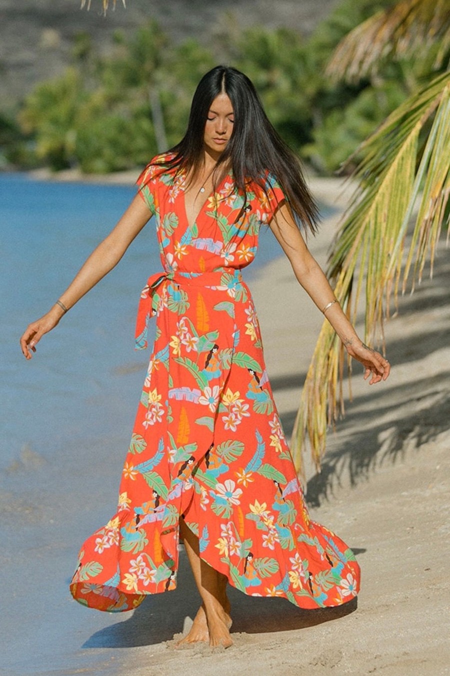 Vacation XIX Palms | Mauna Kea Wrap Dress