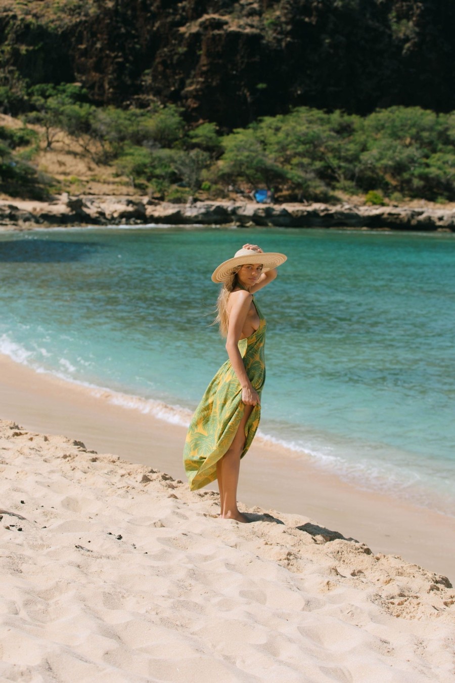 Vacation XIX Palms | Grenadines High Neck Maxi